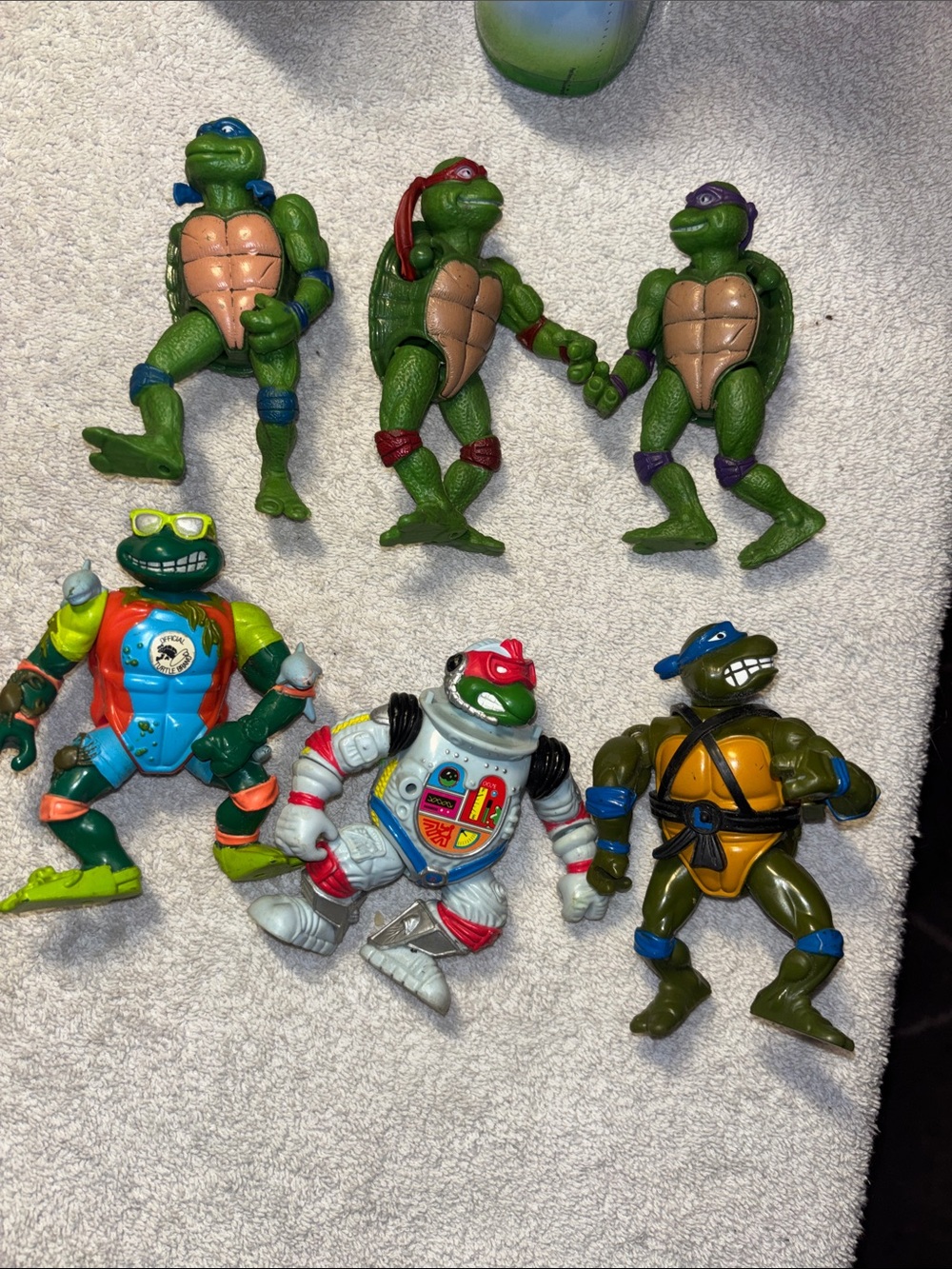 Vintage Teenage mutant ninja turtles - Pack of 6